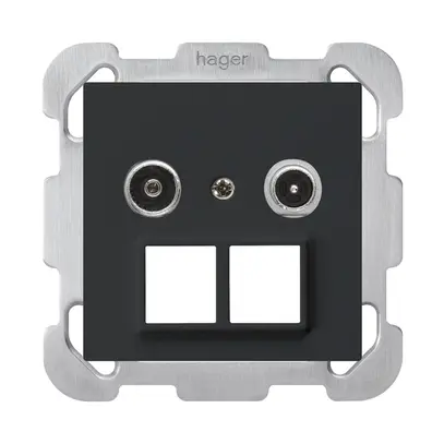 Presa multimedia INC kallysto R/TV montaggio B 4dB 2GHz nero 