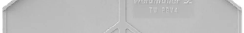 Parete divisoria Weidmüller TW PRV4 senza marcatura, 70×41.1mm grigio 