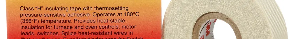 Ruban en tissu de verre 3M ET 69 25mm×33m×0.18mm weiss 