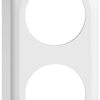 Capot AP STANDARDdue SNAPFIX® pour appareils QX.CO.54 2×Ø50mm bc 