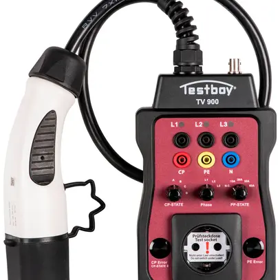 Tester per stazione di carica ELBRO TV 900 presa tipo 2 120×275×60mm 
