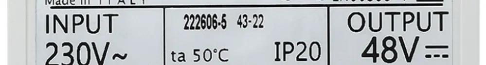 Alimentation à découpage INC Siedle 230V DC 2000mA 72×93×68mm 