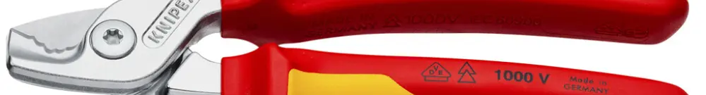 Cisaille pour câbles KNIPEX pour Ø15mm max VDE 160mm 