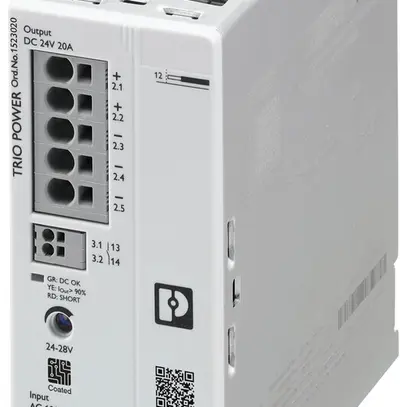 Schaltnetzteil PX TRIO3-PS/1AC/24DC/20/CO 1L OUT 24VDC/20A 