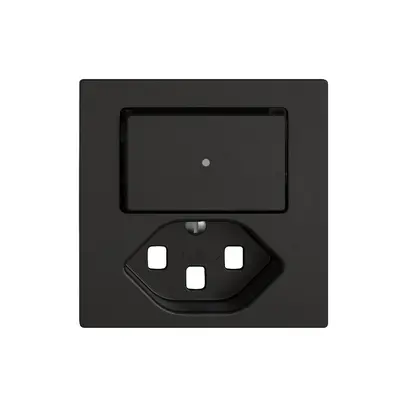 Kit di montaggio EDIZIO.liv SNAPFIX® p.combi.T23 c.1 tasto c.lente front.ne 