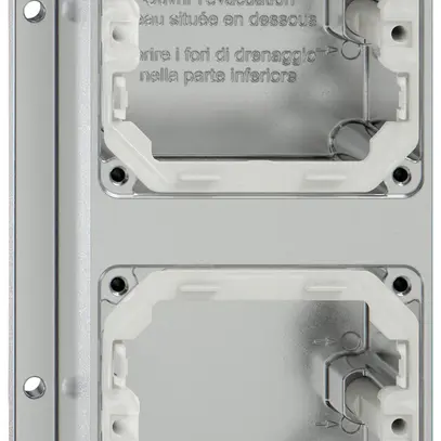 Scatola AP ELEMENT SNAPFIX® 111×193×54mm 3×M20 alu 