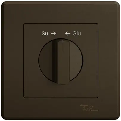 Kit di montaggio INC EDIZIO.liv SNAPFIX® p.pulsante girevole manop.Su → ← Giù ma 