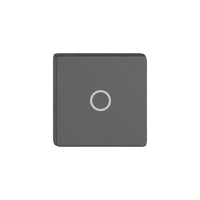 Pulsante 1/4 EDIZIO.liv Wiser con SNAPFIX® con simbolo O (OFF) grs 