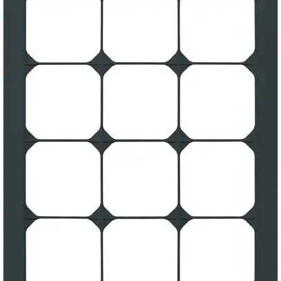 Telaio di copertura INC kallysto.pro 4×3 nero 274×214mm 