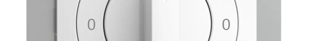 Interrupteur rotatif ENC EDIZIOdue 2/1L blanc 