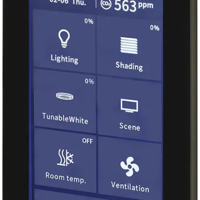 Écran tactile KNX ENC Siemens Touch Control TC5 UP 205/22, noir 