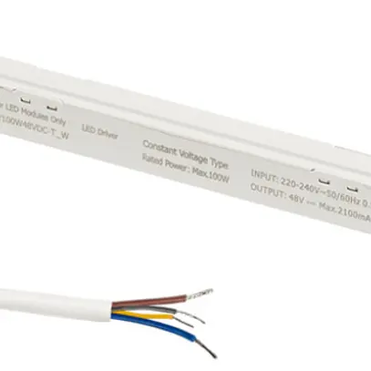 Alimentazione LED SLV TRACK Intrack binario conduttore 100W 48V DALI 298mm bi 