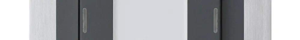 UP-Taster kallysto B KNX 6× RGB LED s/e-link anthrazit 