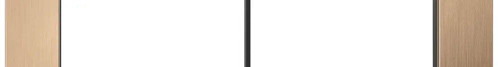 Telaio di copertura INC EDIZIO.liv prestige SNAPFIX® 2×1/1×2 94×154mm ott-champ 