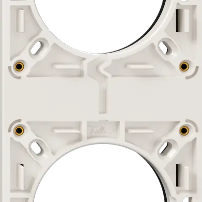 Intestazione NUP Feller NEVO, 2×1, per apparecchi N.CO, bianco 