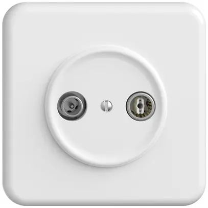 Prise antenne ENC TV-R STANDARDdue SNAPFIX® prise de passage 11dB bc 