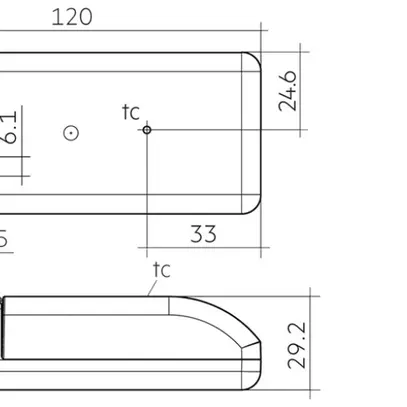 Convertisseur LED Tridonic LC NF SR EXC3 100…1050mA, 20W, 120×51×29mm 