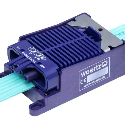 Boîte de raccordement rapide Woertz pour câble plat Power 5×2.5mm² 3P C1 L2 
