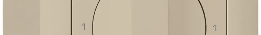 Interrupteur rotatif AP kallysto 0/1L beige avec manette 