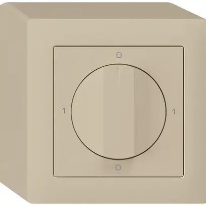 Interruttore rotativo AP kallysto 0/1L beige con manopola 