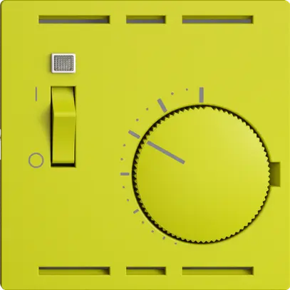 Termostato ambiente INC EDIZIOdue lemon, con interrutore 