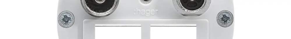 Intérieur pour prise multimédia Hager R/TV montage E 23dB 2GHz 