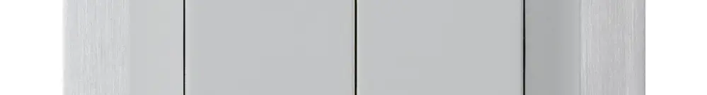 Poussoir ENC kallysto 2×A-R/1P gris clair avec plaque de fixation 