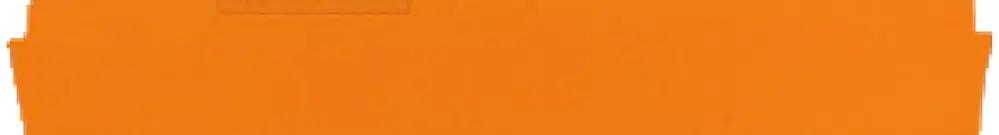 Abschlusswand WAGO TopJob-S orange zu Serie F 2002-1802 