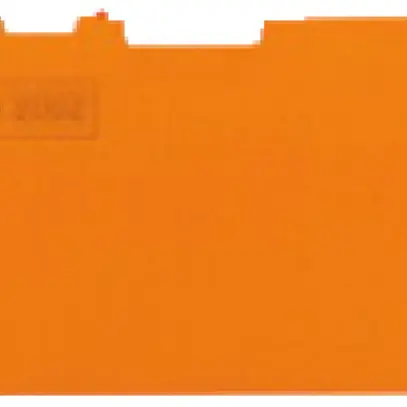 Abschlusswand WAGO TopJob-S orange zu Serie F 2002-1802 