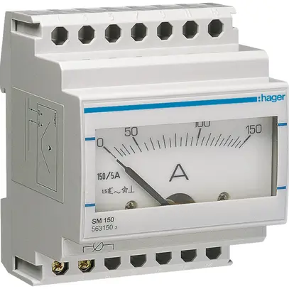 Amperometro INS Hager 0…150A, senza trasfomatore 