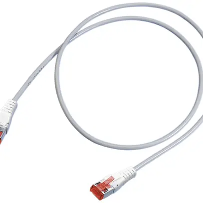 Patchkabel R&M Kat.6a, S-FTP 2×RJ45/s, halogenfrei 1.5m, grau 
