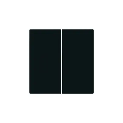 Faccia pulsante KNX Hager BA basico Z doppio nero 45×45mm 