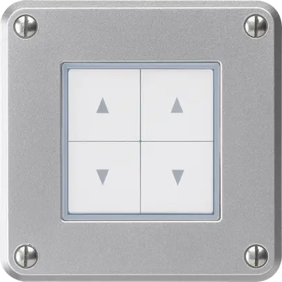 Interrupteur pour stores ENC robusto IP55 aluminium 4 touches de fonction combi 