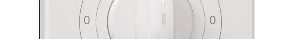 Drehschalter NEVO N.CO 2/1 L mit Drehgriff KS 0-Manuel-0-Automatique weiss 