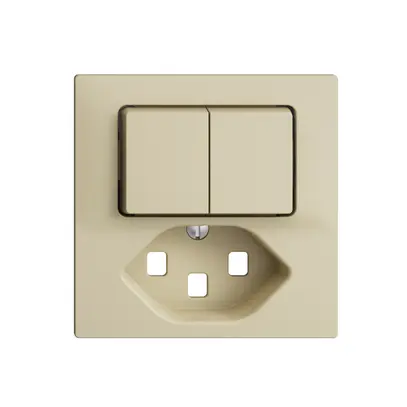Kit frontal EDIZIOdue vanille 60×60mm T23 