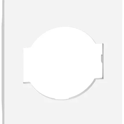 Copertura Living Now 3 moduli per presa Schuko/italiana bianco 