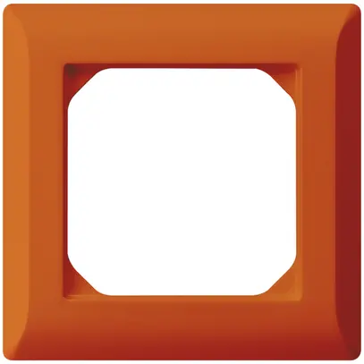 Cadre de recouvrement ENC kallysto.line 1×1 orange 92×92mm 
