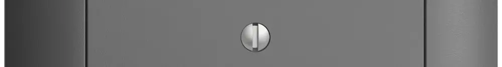 Frontset EDIZIOdue dunkelgrau 88×88mm 2×T12 