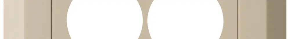 UP-Montageset für 2 XLR kallysto.line beige 