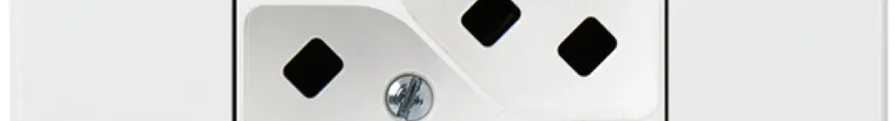 Presa INC ATO 2×T23 bianco grd.I 