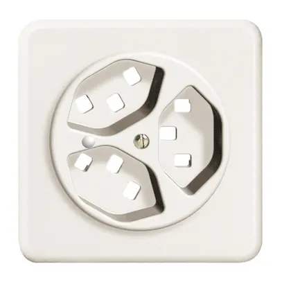 Kit frontale INC FH 3×T23 bianco 86×86mm con lente 