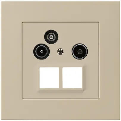 Prise pour antenne ENC R/TV/données kallysto.pro HMS 2GHz 19db beige 