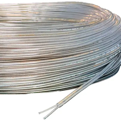 Câble Elektrogros TDLR 2×0.75mm² transparent rouleau à 100m 