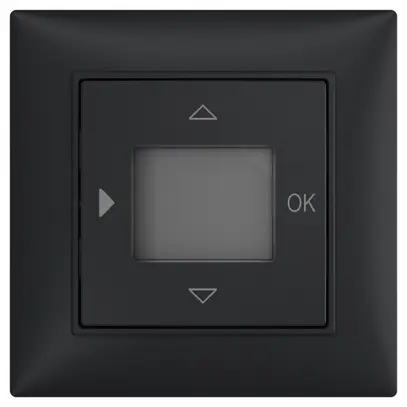 Thermostat d'amb.ENC SIDUS anthracite avec minuteur pour plancher chauff. 