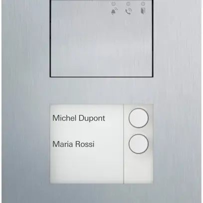 Stazione di porta audio ABB-Welcome A21051P2-A-04 2×tasti alu 205×135×18mm 