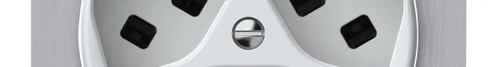 Presa INC origin 3×tipo 23 16A 230V 77×77mm bianco 