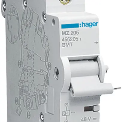 Scaricatore di sovratensione Hager 48V DC raccordo a vite 