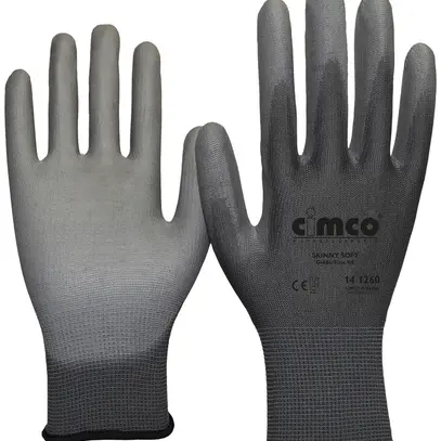 Gants de travail CIMCO Skinny Touch taille 9/L gris/rouge 