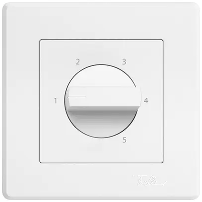 Interruttore rotativo INC EDIZIO.liv manig.5 liv.1P 1-2-3-4-5 p=60mm bi 