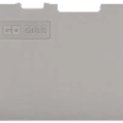 Parete d'estremità WAGO Top Job-S grigio 4P per serie 2002 